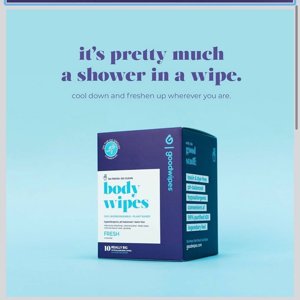 Goodwipes Really Big Body Wipes 10 count - Picture 2 of 9